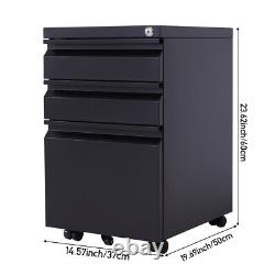 Armoire de bureau à domicile avec tiroirs de rangement verrouillables pour outils