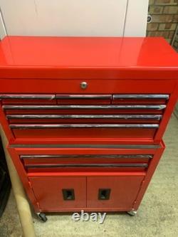 Armoire de rangement à tiroirs Halfords Tool Centre Rouge