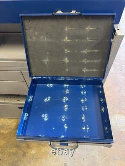 Armoire de rangement pour fourgon robuste 5 tiroirs, 2 tiroirs à outils, étagères