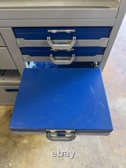 Armoire de rangement pour fourgon robuste 5 tiroirs, 2 tiroirs à outils, étagères