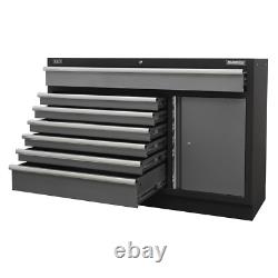 Armoire de sol modulaire à 7 tiroirs Sealey 1360mm superline-pro APMS64