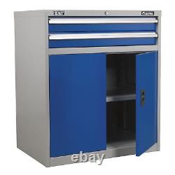 Armoire industrielle Sealey 2 tiroirs et 1 étagère armoire de rangement double
