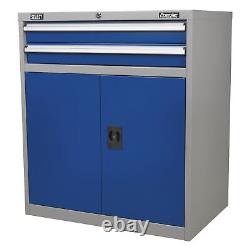 Armoire industrielle Sealey 2 tiroirs et 1 étagère armoire de rangement double