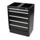 Armoire Modulaire De Sol 680 Mm &agrave; 5 Tiroirs Bunker Par Draper, Bo&icirc;te De Rangement 31387