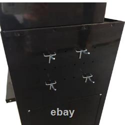 Armoire roulante pour coffre à outils robuste avec tiroirs à roulement à billes, rouge pour garage