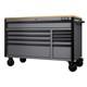 Bunker 10 Tiroirs &eacute;tabli Roulant Armoire &agrave; Outils, 56, Gris Clair