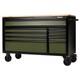 Bunker Green Roller Tool Cabinet Workbench 10 Tiroirs 56 Acier 08236