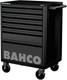 Bahco E72 7 Tiroirs 26? Cabinet De Rangement Mobile à Roulettes Noir, 1472k7black