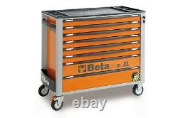 Bêta C24sa-xl/8 8 Tiroir Cabinet À Rouleaux Extra Long Avec Système Anti-enduit Orange