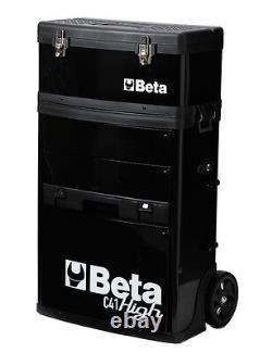 Beta C41h-n Deux Module Mobile Tool Trolley Black Cabinet Boîte À Outils Cas Du Royaume-uni