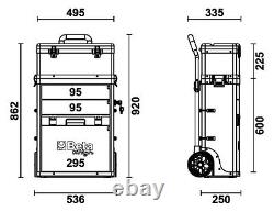 Beta C41h-n Deux Module Mobile Tool Trolley Black Cabinet Boîte À Outils Cas Du Royaume-uni