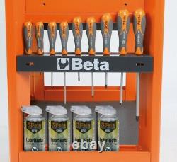 Beta C50s Service Workshop Roller Tool Trolley Armoire Avec 3 Tiroirs Orange
