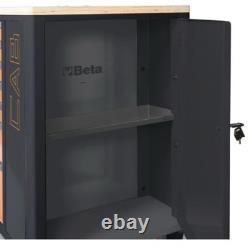 Beta RSC24L-CAB/A Armoire Mobile à Roulettes 7 Tiroirs + Armoire à Outils - Gris Anthracite