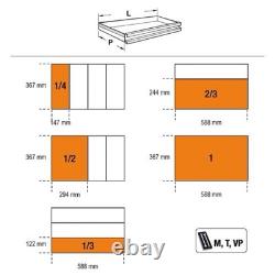 Beta RSC24L-CAB/A Armoire Mobile à Roulettes 7 Tiroirs + Armoire à Outils - Gris Anthracite