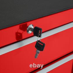 Boîte à outils Chariot Coffre à outils Armoire à roulettes Tiroirs d'atelier Garage Bricolage Pro