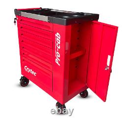 Boîte à outils Crytec avec outils 7 tiroirs Armoire à roulettes avec 250 pièces d'outils INCLUS