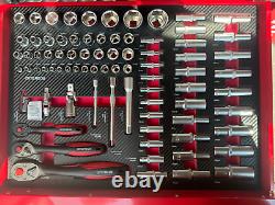 Boîte à outils Crytec avec outils 7 tiroirs Armoire à roulettes avec 250 pièces d'outils INCLUS