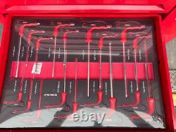 Boîte à outils Crytec avec outils 7 tiroirs Armoire à roulettes avec 250 pièces d'outils INCLUS