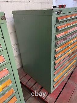 Boîte d'armoire à outils VIDMAR pour ingénieurs avec tiroirs en acier de la marque Lista OAL DIM.