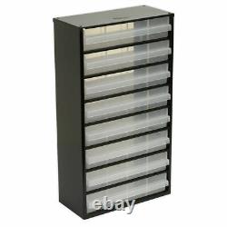 Boîte d'organisation à 8 tiroirs pour outils Sealey Cabinet Box avec cadre en acier pour atelier de garage