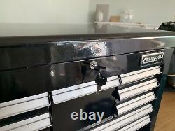 Britool Expert E010241b 10 Tiroir Outil Coffre Boîte Supérieure, Noir, Utilisé, Propre