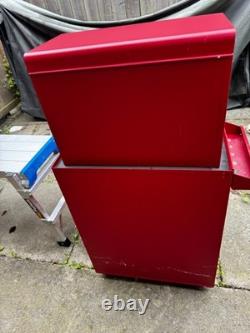 COSTWAY Coffre à outils roulant à 6 tiroirs pour garage sur roulettes rouge