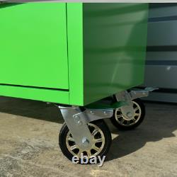 CRYTEC Pro Cab 55in Vert Acier Inoxydable Tiroir Banc Outils Boîte à Outils Cabinet