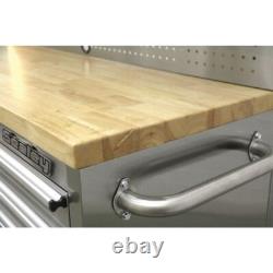 Cabinet à outils Sealey 10 tiroirs armoires murales Premier mobile en acier inoxydable