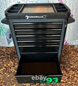 Cabinet à outils Stahlwille TTS93 avec 6 tiroirs et kit d'outils de 130 pièces EN ÉTAT IMPECCABLE