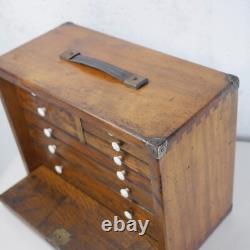 Cabinet à outils de fabricant d'outils vintage avec 8 tiroirs #102678