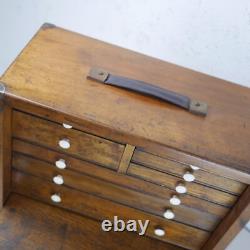 Cabinet à outils de fabricant d'outils vintage avec 8 tiroirs #102678 Cabinet à outils de fabricant d'outils vintage avec 8 tiroirs #102678