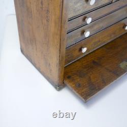 Cabinet à outils de fabricant d'outils vintage avec 8 tiroirs #102678