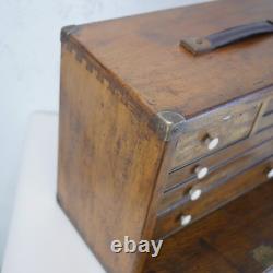 Cabinet à outils de fabricant d'outils vintage avec 8 tiroirs #102678