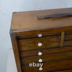 Cabinet à outils de fabricant d'outils vintage avec 8 tiroirs #102678