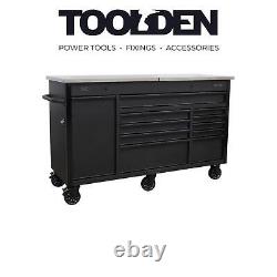 Cabinet à outils mobile Sealey AP6310BE 1600mm avec tiroir de chargement pour outils électriques