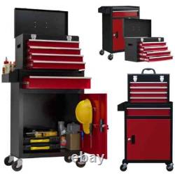 Cabinet à outils roulant avec 5 tiroirs - Armoire à outils et cabinet sur roulettes verrouillable