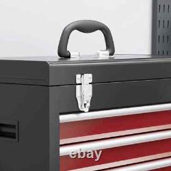 Cabinet à outils roulant avec 5 tiroirs - Armoire à outils et cabinet sur roulettes verrouillable