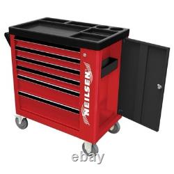 Cabinet à outils sur roulettes Neilsen professionnel à 6 tiroirs avec ensemble d'outils de 155 pièces