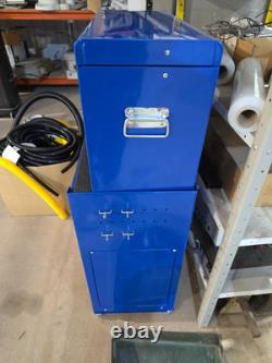 Cabinet à roulettes à deux tiroirs et commode à six tiroirs