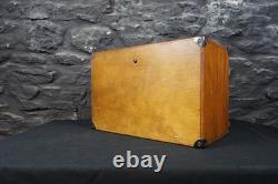 Cabinet d'ingénieur vintage Moore & Wright à 7 tiroirs avec porte à rabat pour outils