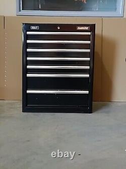 Cabinet de rangement à outils Sealey AP33479B avec roulettes, 7 tiroirs, à roulements à billes, noir C