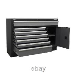 Cabinet de sol modulaire Sealey APMS64 à 7 tiroirs (1360 x 460 x 910 mm)