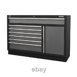 Cabinet de sol modulaire Sealey APMS64 à 7 tiroirs (1360 x 460 x 910 mm)