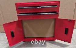 Centre d'outils d'atelier Halfords avec 8 tiroirs et cabinet rouge enfoncé B+