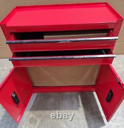 Centre d'outils d'atelier Halfords avec 8 tiroirs et cabinet rouge enfoncé B+