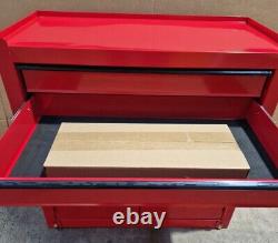 Centre d'outils de l'atelier Halfords avec 8 tiroirs et armoire Rouge Dommages B+