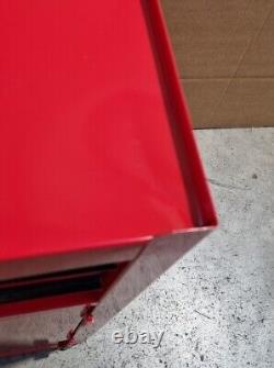 Centre d'outils de l'atelier Halfords avec 8 tiroirs et armoire Rouge Dommages B+