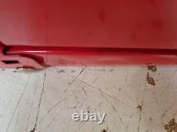 Centre d'outils de l'atelier Halfords avec 8 tiroirs et cabinet rouge (endommagé) B+