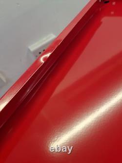 Centre d'outils de l'atelier Halfords avec 8 tiroirs et cabinet rouge (endommagé) B+