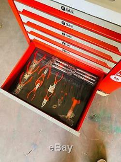 Chariot Outil Cabinet Avec 418 Outils Atelier Acier Coffre De Rangement Porte Toolbox